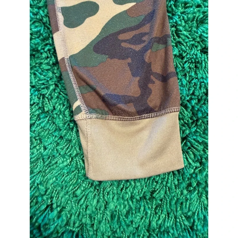 Brixton Thermal Base Layer Mens Large Camo Excellent All Terrain Long Johns